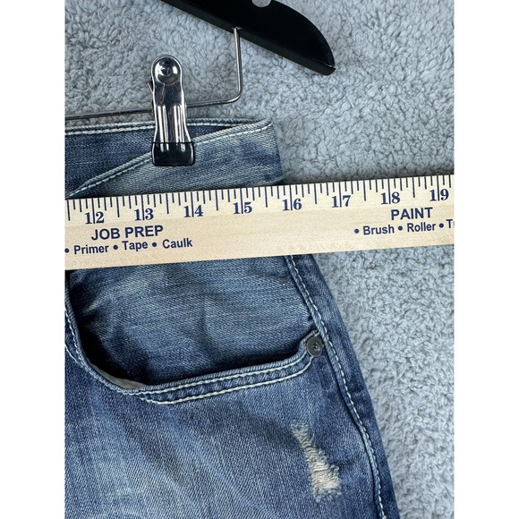 Ecko Unltd Jeans Mens 30x32 Blue Relaxed Fit Distressed Denim Straight Leg Pants - Picture 3 of 9